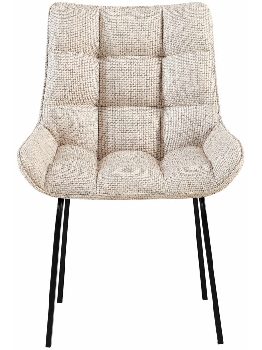 Szék Saranda szövet, elefántcsont Szék Saranda szövet, elefántcsont