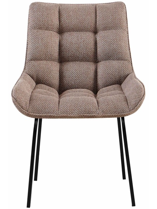 Szék Saranda szövet, terrakotta barna