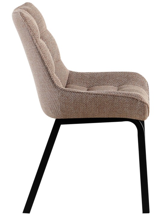 Szék Saranda szövet, terrakotta barna