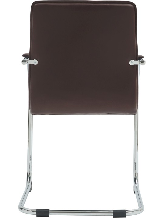 2 db Tira műbőr látogatószék szett, barna