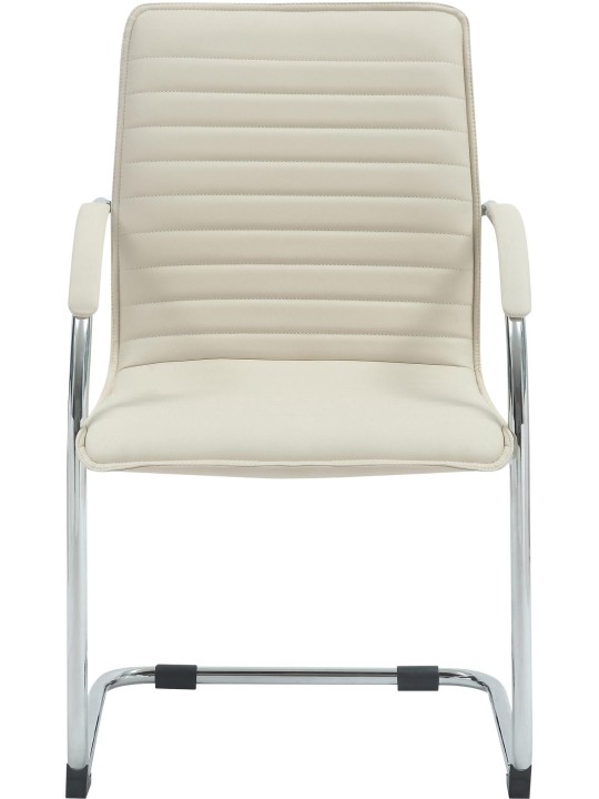 2 db Tira műbőr látogatószék szett, krém