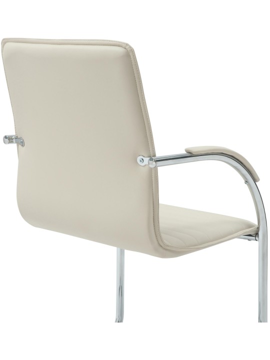 2 db Tira műbőr látogatószék szett, krém