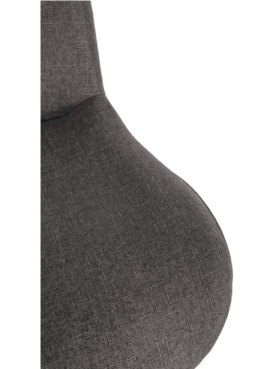 Bárszék Solon króm szövet, sötétszürke