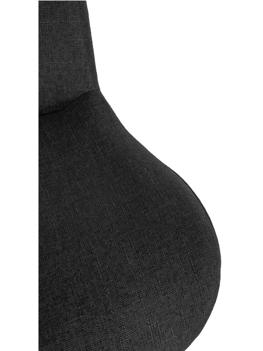 Bárszék Solon króm szövet, fekete