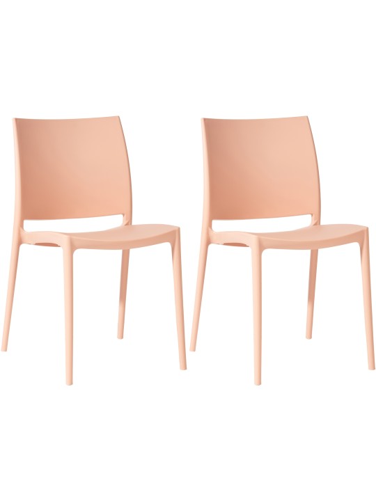 2 db Meton szék készlet, barack