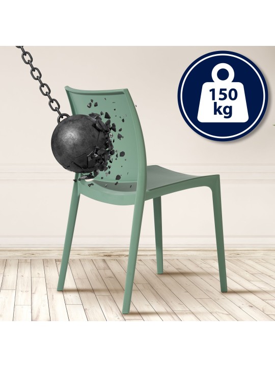 2 db Meton szék készlet, olajzöld