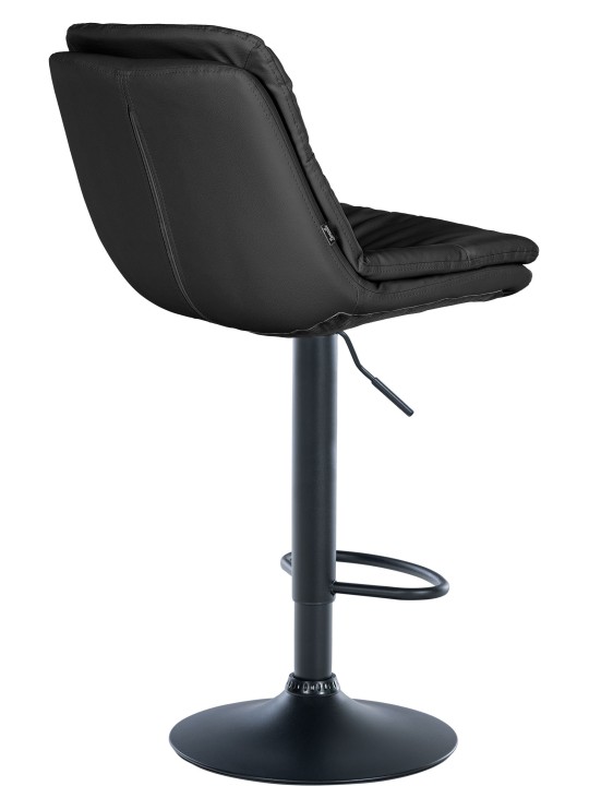 Bárszék Laurel műbőr, fekete