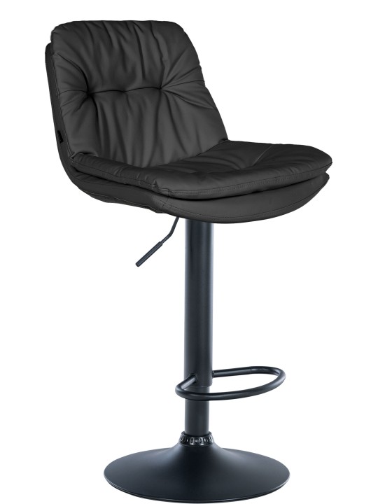 Bárszék Laurel műbőr, fekete