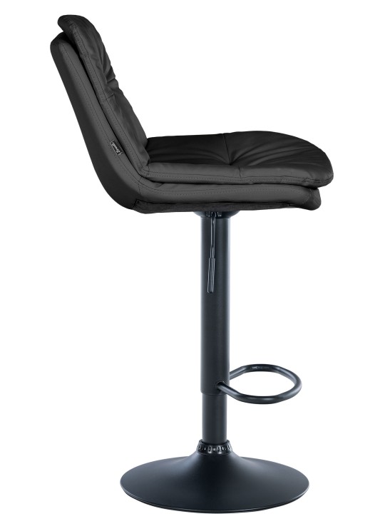 Bárszék Laurel műbőr, fekete