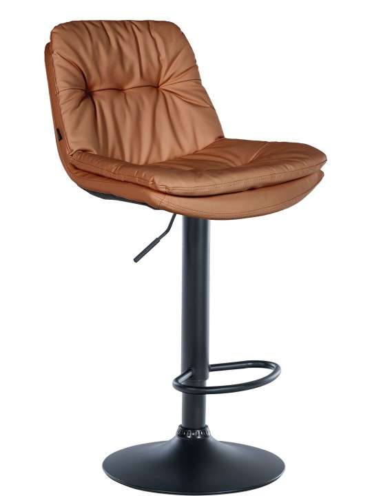 Bárszék Laurel műbőr, világosbarna