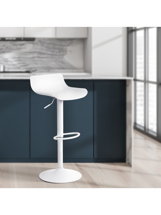 4 db Aveiro bárszék szett, fehér