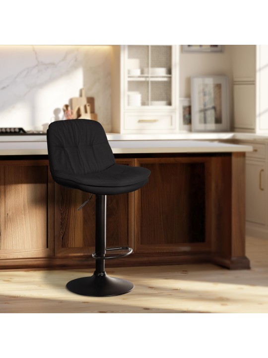 Bárszék Laurel szövet, fekete