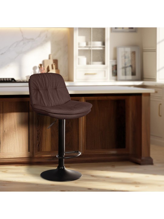 Bárszék Laurel szövet, barna