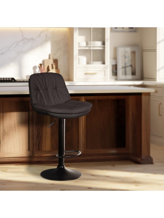 Bárszék Laurel szövet, sötétszürke