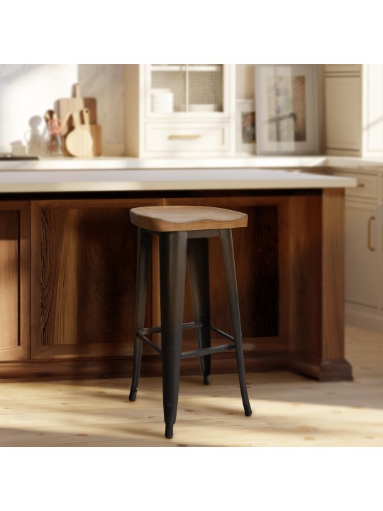 2 db Clara bárszék szett, fekete