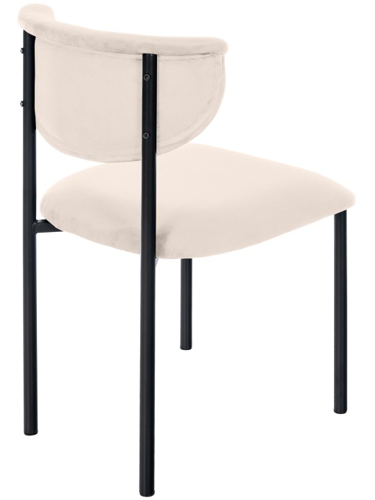 Gambell bársony látogatói szék, krém