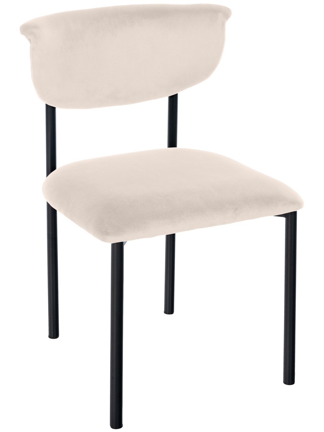 Gambell bársony látogatói szék, krém