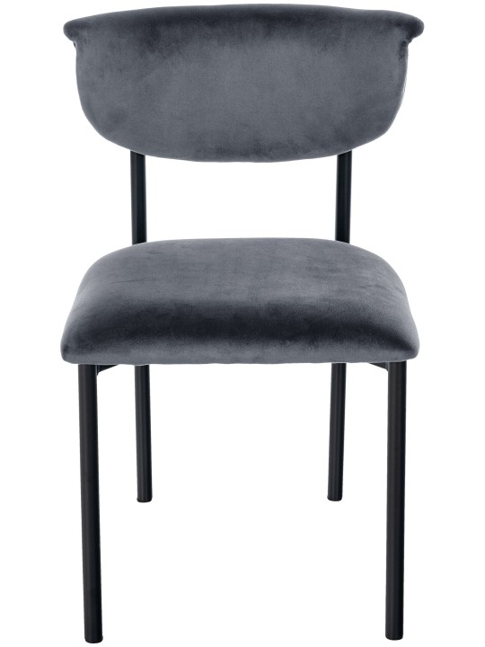 Gambell bársony látogatói szék, sötétszürke