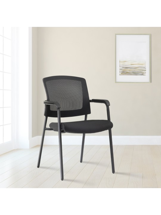 Volga látogatói szék, fekete