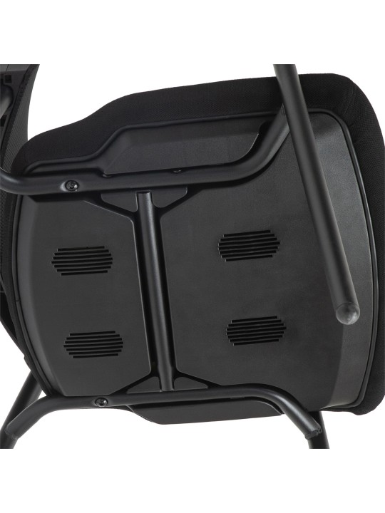 Volga látogatói szék, fekete