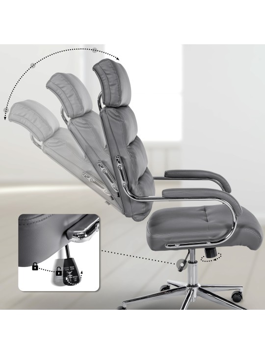 Campo irodai szék, szürke