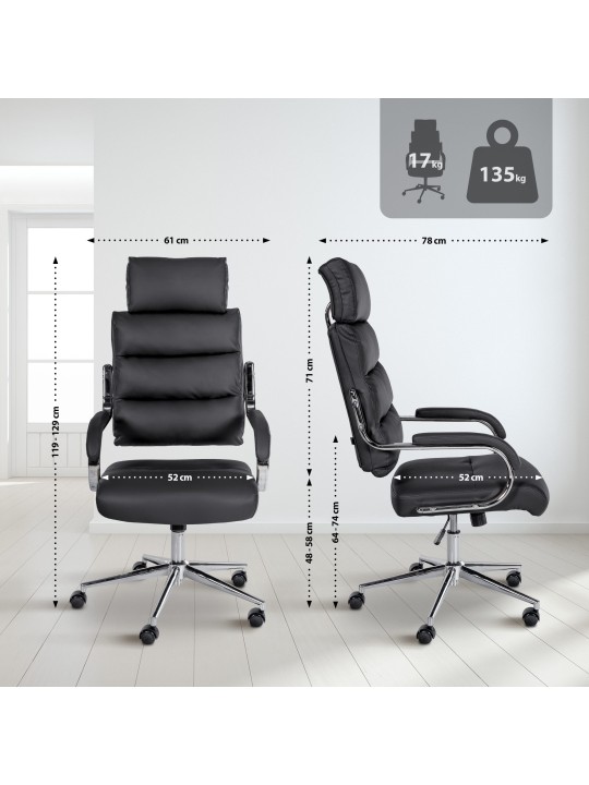 Campo irodai szék, fekete