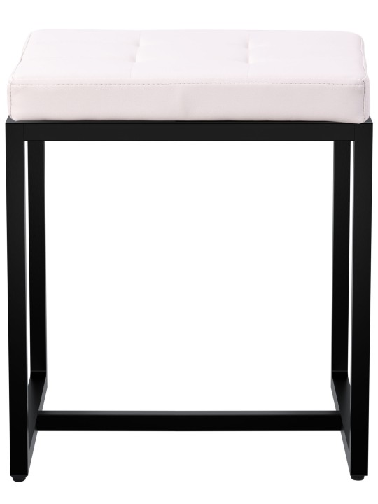 Barci B műbőr zsámoly, krém