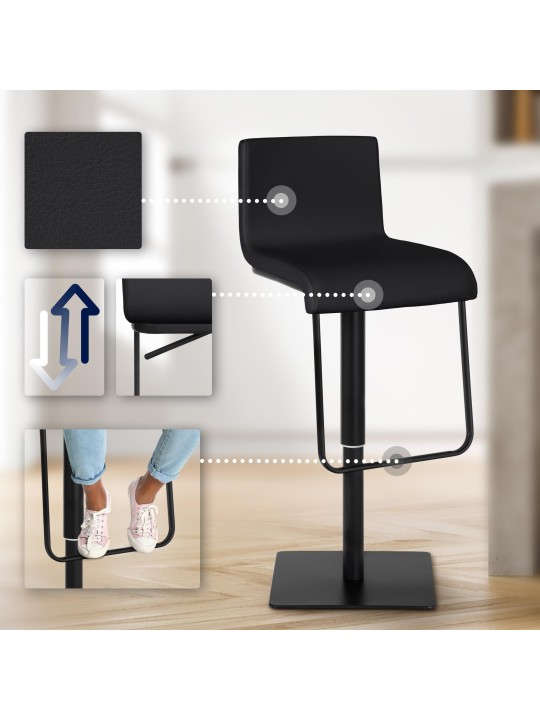 Bárszék Limon B, fekete