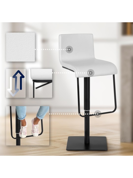 Bárszék Limon B, fehér