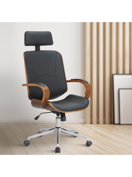 Dayton irodai szék, dió/fekete