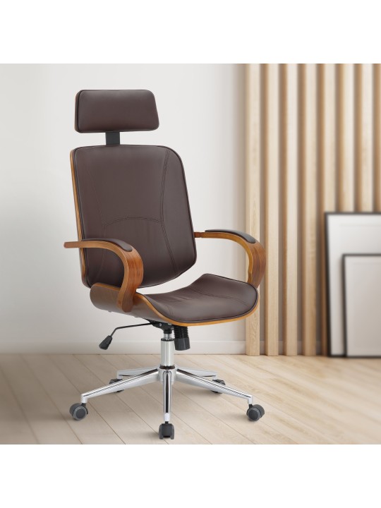 Dayton irodai szék, dió/barna