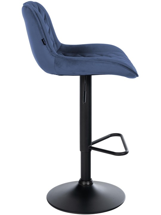 Bárszék Kasson bársony, kék