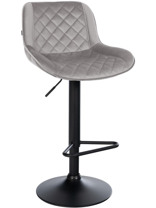 Bárszék Kasson bársony, szürke