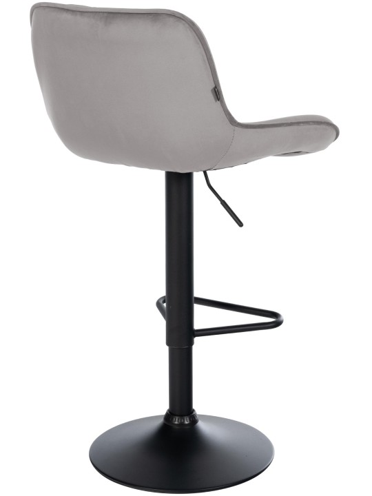 Bárszék Kasson bársony, szürke