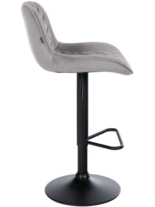 Bárszék Kasson bársony, szürke
