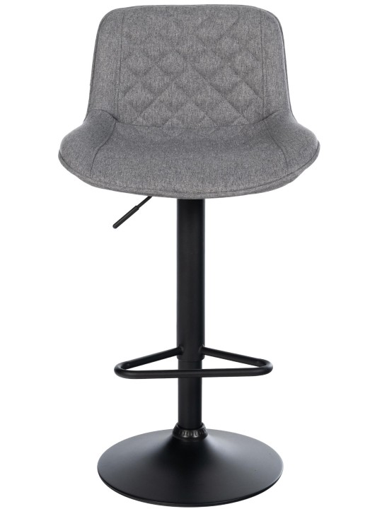 Bárszék Kasson szövet, sötétszürke