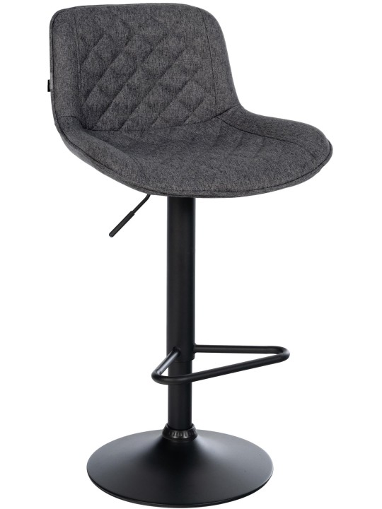 Bárszék Kasson szövet, fekete