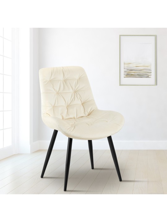 2 db Rossford étkezőszék készlet, krém