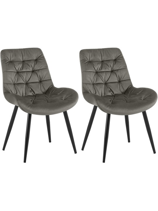 2 db Rossford étkezőszék készlet, antracit