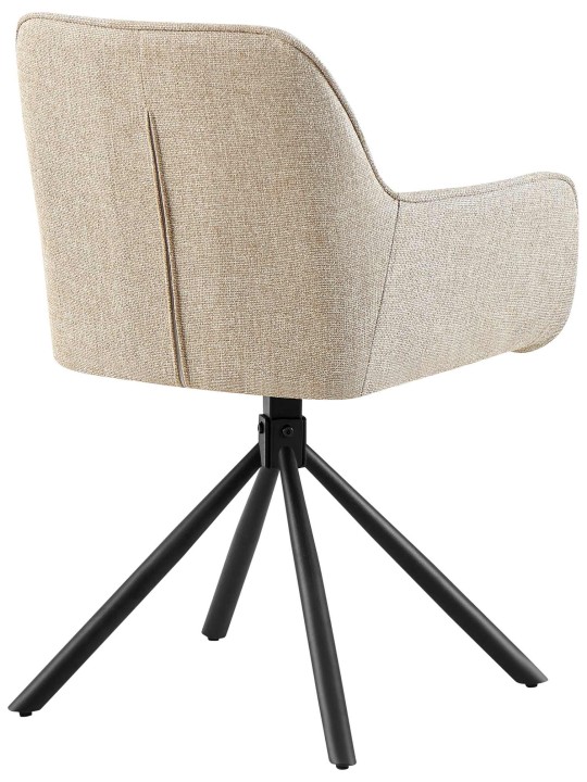 2 székből álló szett Tipton anyagból, taupe