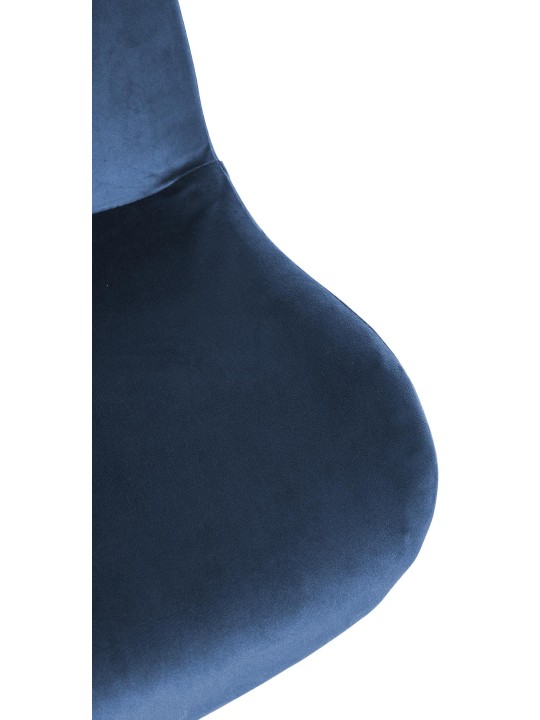 2 db bárszék szett Solon krómbársony, kék 2 db bárszék szett Solon krómbársony, kék