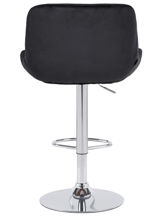 2 db bárszék szett Solon krómbársony, fekete 2 db bárszék szett Solon krómbársony, fekete