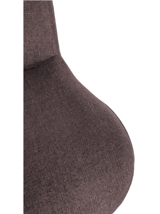 2 db bárszék készlet Solon szövet, sötétbarna