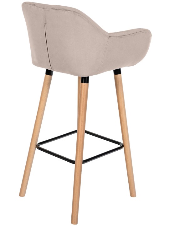 Bárszék Grant bársony, krém