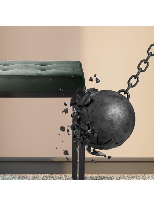 Pad Barci B bársony, zöld