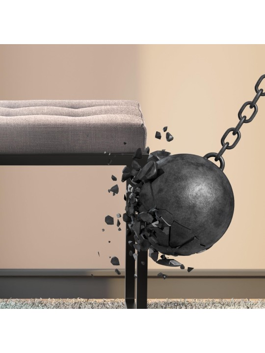 Pad Barci B szövet, sötétszürke