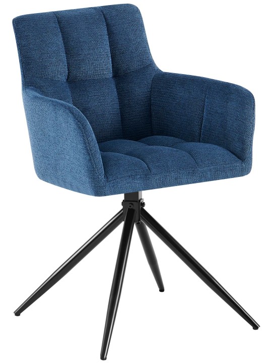 Étkezőszék Jonah szövet, sötétkék