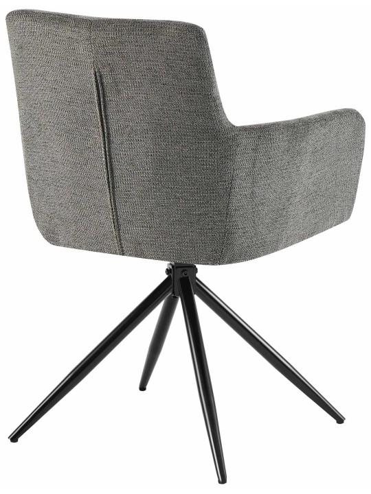 Étkezőszék Jonah szövet, sötétszürke