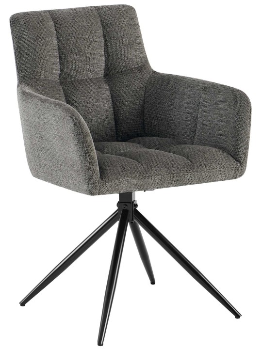 Étkezőszék Jonah szövet, sötétszürke