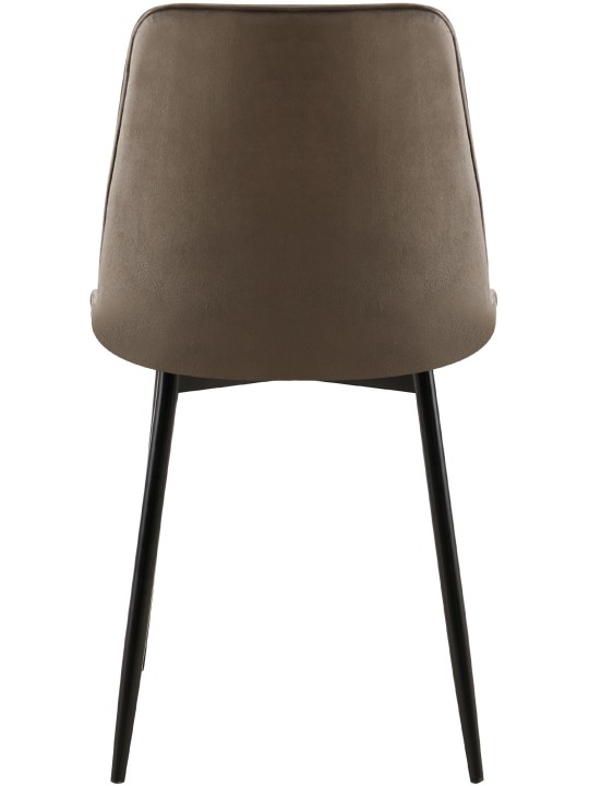 2 db Gifford bársony étkezőszékből álló készlet, antracit 2 db Gifford bársony étkezőszékből álló készlet, antracit